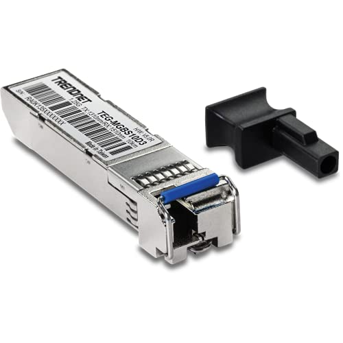 TRENDnet SFP Einzelmodus-LC-Modul mit doppelter Wellenlänge, Bis zu 10km (6.2 Meilen), Muss mit TEG-MGBS10D5 oder anderem kompatiblen Modul verbunden werden, TEG-MGBS10D3 von TRENDnet