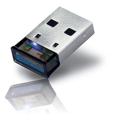 TRENDnet TBW-107UB Low Energy Micro Bluetooth 4.0 Klasse I USB 2.0 mit Entfernungen bis zu 10 Meter / 32.8 Fuß. Kompatibel mit Win 8.1/8/7/Vista/XP von TRENDnet