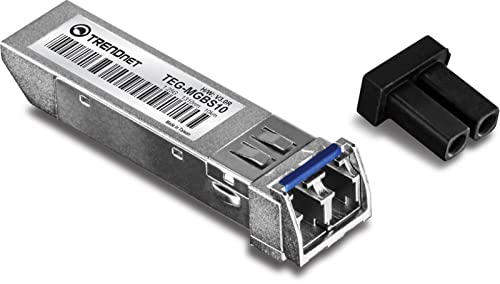 TRENDnet TEG-MGBS10 SFP auf RJ45 Mini-GBIC, für Singlemode-Glasfaser, Entfernungen bis zu 10 km (6.2 Meilen), Gigabit-SFP-Modul, IEEE 802.3z Gigabit Ethernet TRENDnet TEG-MGBS10 SFP auf RJ45 Mini-GBIC, für Singlemode-Glasfaser, Entfernungen bis zu 10 km (6.2 Meilen), Gigabit-SFP-Modul, IEEE 802.3z Gigabit Ethernet von TRENDnet