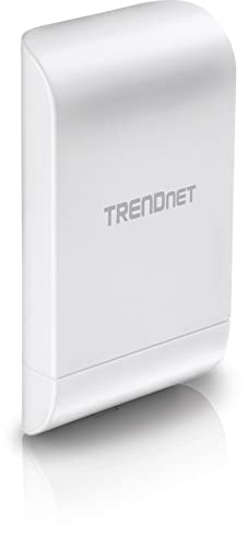 TRENDnet TEW-740APBO 10dBi Wireless N300 Outdoor PoE Access Point, Punkt-zu-Punkt, Mehrere SSID, AP, WDS, Client Bridge, WISP, IPX6 Gehäuse von TRENDnet