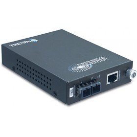 TRENDnet TFC-1000S50 - Medienkonverter - 1000Base-LX, 1000Base-T - RJ-45 / SC-Einzelmodus - bis zu 50 km von TRENDnet