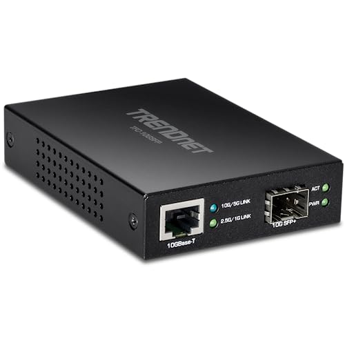 TRENDnet TFC-10GSFP Media Converter, 10GBASE-T zu SFP+ Fiber von TRENDnet