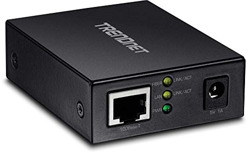 TRENDnet TFC-FSFP 100BASE-T zu SFP Glasfaser Medien Konverter, Fast Ethernet zu SFP Medien Konverter, Multi-Mode oder Single-Mode, Duplex von TRENDnet