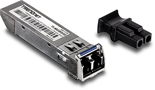 TRENDnet TI-MGBS40 Industrielles Singlemode-SFP-zu-RJ45-LC-Modul, bis zu 2 km (1,2 Meilen), 1000Base-EX Industrial SFP, IEEE 802.3z Gigabit Ethernet, Datenraten bis zu 1,25 Gbit/s von TRENDnet