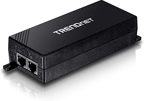 TRENDnet TPE-115GI Gigabit Power over Ethernet Plus (PoE+) Injektor wandelt nicht-PoE Gigabit zu PoE+ oder PoE Gigabit auf Netzwerk Distanzen bis zu 100 M von TRENDnet