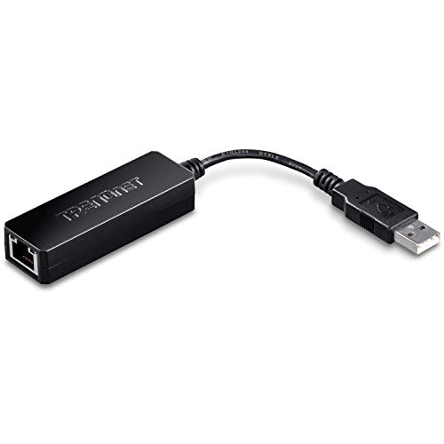 TRENDnet TU2-ET100 USB 2.0 zu 10/100 Fast Ethernet LAN Wired Netzwerk Adapter, Kompatibel mit Windows 10, 8.1, 8, 8 RT, 7, Mac OS 10.X von TRENDnet