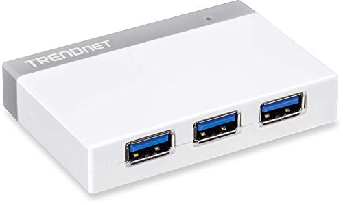TRENDnet TU3-H4 4-Port USB 3.0 Hub weiß von TRENDnet