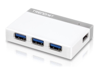 TRENDnet TU3 H4 - Hub - 4 x SuperSpeed USB 3.0 - Desktop von TRENDnet