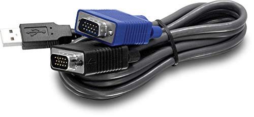TRENDnet TK-CU10 2 in 1 USB VGA KVM-Kabel, VGA / SVGA HDB 15 Pin Stecker auf Stecker, USB 1.1 Typ A, 3,1 m, Computer mit VGA- und USB-Anschlüssen verbinden TRENDnet TK-CU10 2 in 1 USB VGA KVM-Kabel, VGA / SVGA HDB 15 Pin Stecker auf Stecker, USB 1.1 Typ A, 3,1 m, Computer mit VGA- und USB-Anschlüssen verbinden von TRENDnet