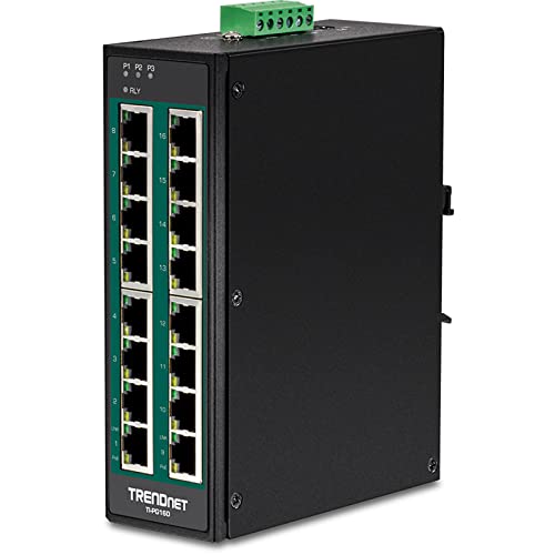 TrendNet TI-PG160 Industrial Ethernet Switch 10 / 100 / 1000MBit/s von TRENDnet