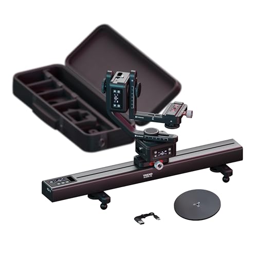 Trexo Pro Kit V2 Slider Kit mit Essential Learning Mode, Super Slow & Incline Modus, Tragbarer Kamera Slider für Smartphones & DSLR, Ideal für Timelapse & Videoproduktion (Trexo Pro Kit V2 Pack&Go) Trexo Pro Kit V2 Slider Kit mit Essential Learning Mode, Super Slow & Incline Modus, Tragbarer Kamera Slider für Smartphones & DSLR, Ideal für Timelapse & Videoproduktion (Trexo Pro Kit V2 Pack&Go) von trexo