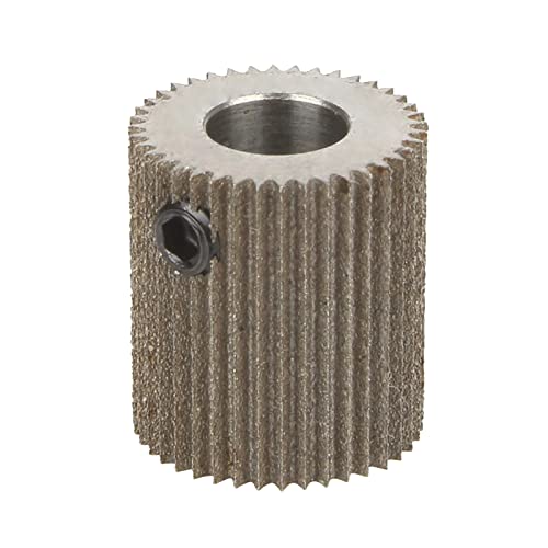 Edelstahl-Futterzahnrad 40 Zähne für 3D-Drucker Extruder MK8 Extrusionsgetriebe von TRHEEE