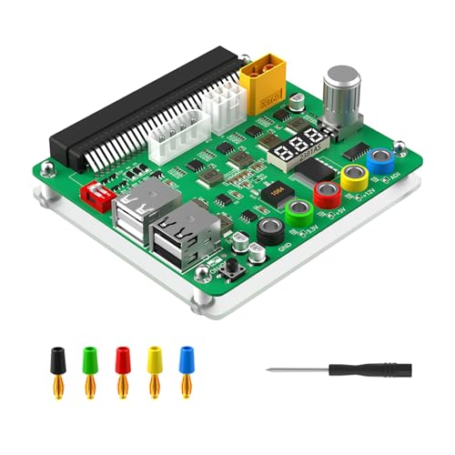 TRHEEE Stromversorgungsscheibe 3.30 V/5 V/12 V USB2.0 Für D750ES1 750AB-2 05NF18 Mit Einstellbarem Spannungsknopf von TRHEEE