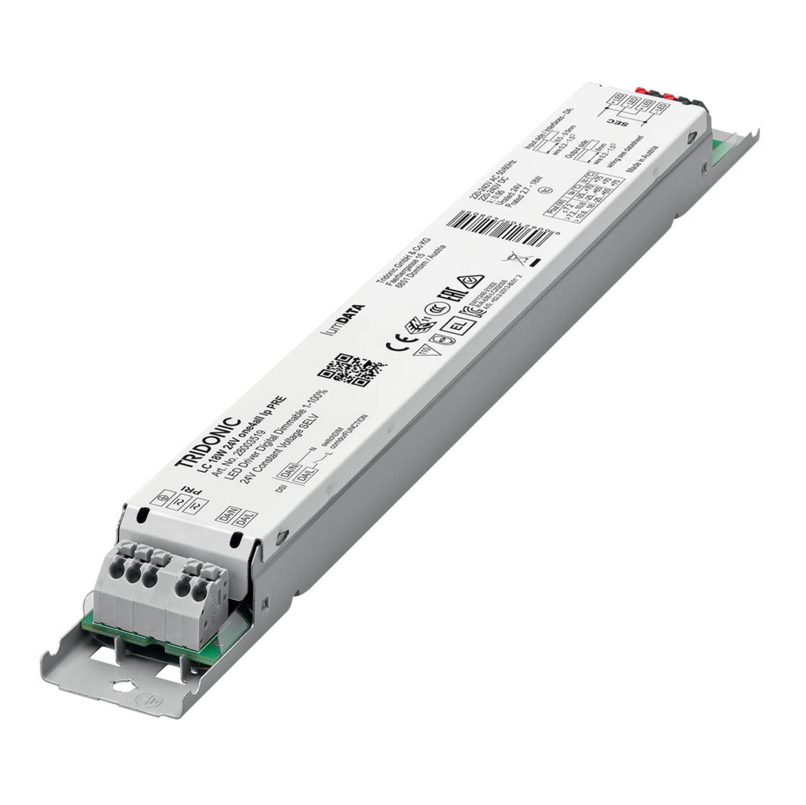 TRIDONIC LED-Treiber LC 18W 24V one4all lp PRE dim TRIDONIC LED-Treiber LC 18W 24V one4all lp PRE dim von TRIDONIC