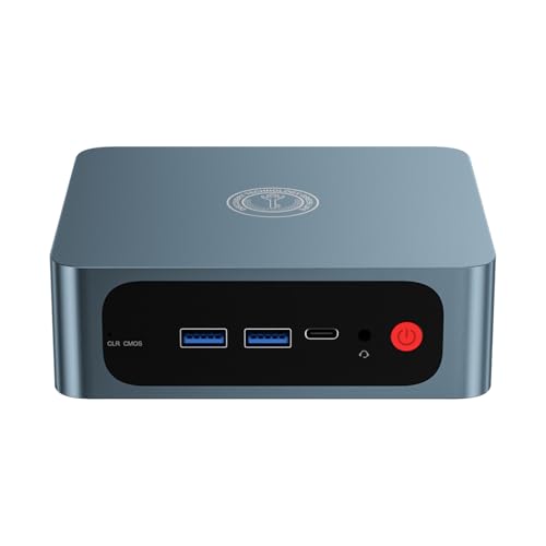 Mini PC AMD Ryzen 5 5500U(Zen 3 Architektur, bis zu 4.0GHz), 16GB DDR4 500GB M.2 NVME SSD, TRIGKEY S5 Mini Desktop Computer, Mini Gaming PC Mit Radeon™ Graphics, 2.5G RJ45 4K DP+HDMI+Type-C, Wifi 6 PC von TRIGKEY