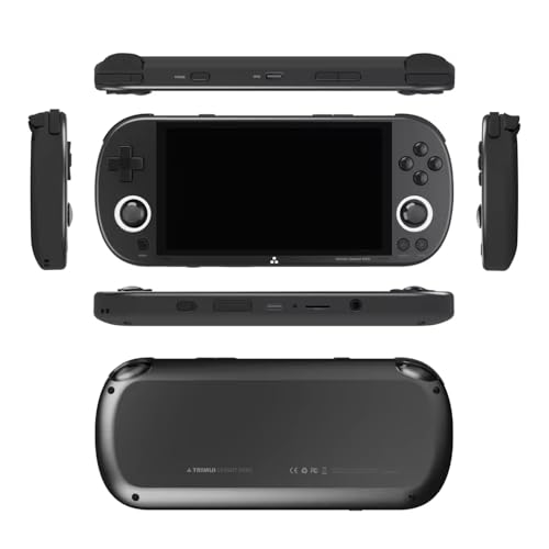 TRIMUI Smart Pro Handheld Spielekonsole, Linux Open Source, WLAN & Bluetooth, 26 Konsolengenerationen, Stereo-Lautsprecher, 3 Farben (Schwarz) von TRIMUI