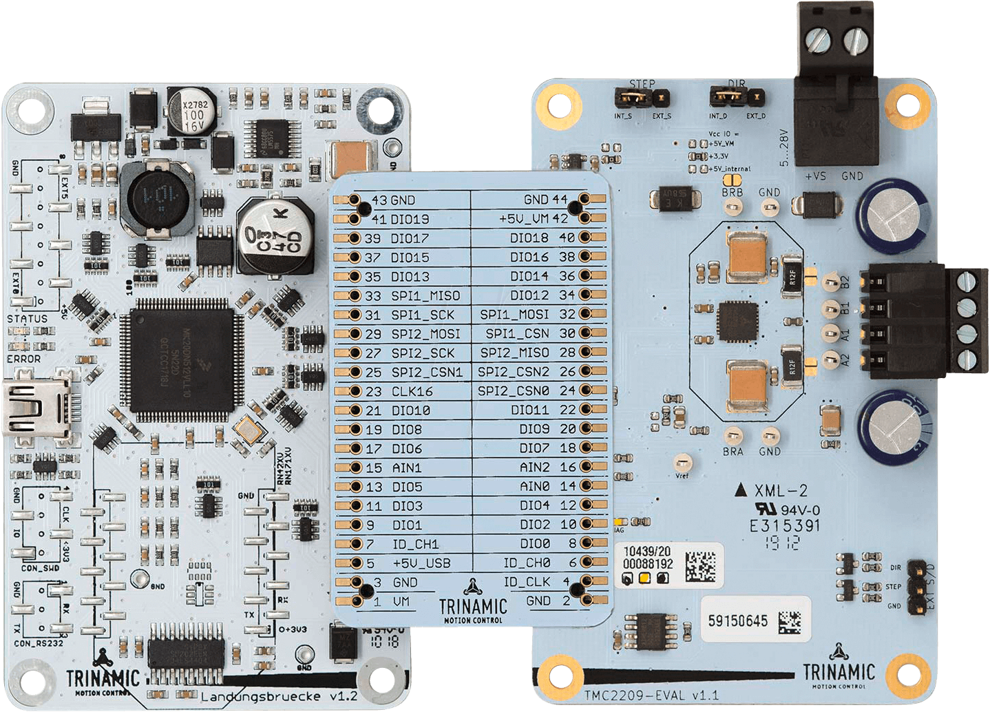 TMC2209-EVAL-KIT - Evaluations-Kit für TMC2209 Schrittmotor-Treiber von TRINAMIC