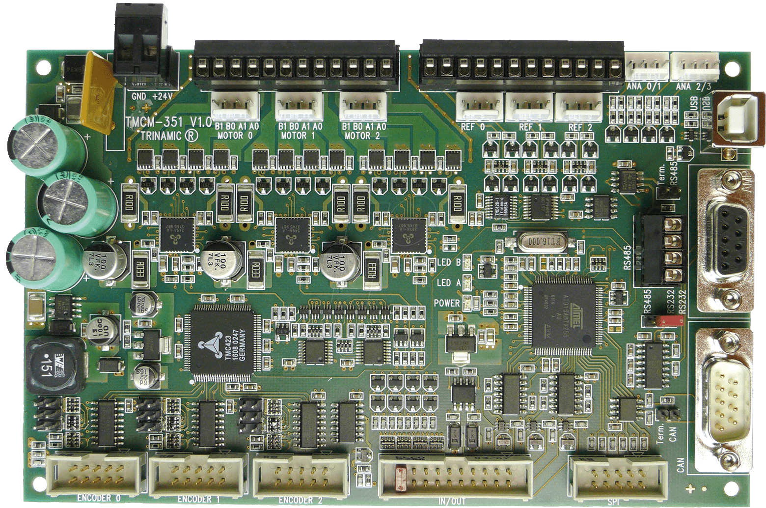 TMCM-351-E-TMCL - 3-Achsen Controller, Rev. 1.2, Treiber 2,8A/24V von TRINAMIC