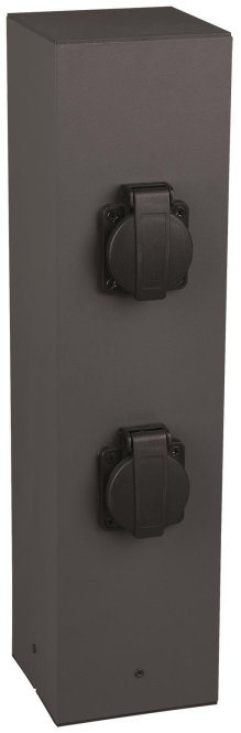 TRIO Steckdosensäule 4xSchuko 9964-42 max.3600W anthrazit IP44 H=400mm TRIO Steckdosensäule 4xSchuko 9964-42 max.3600W anthrazit IP44 H=400mm von TRIO Leuchten GmbH
