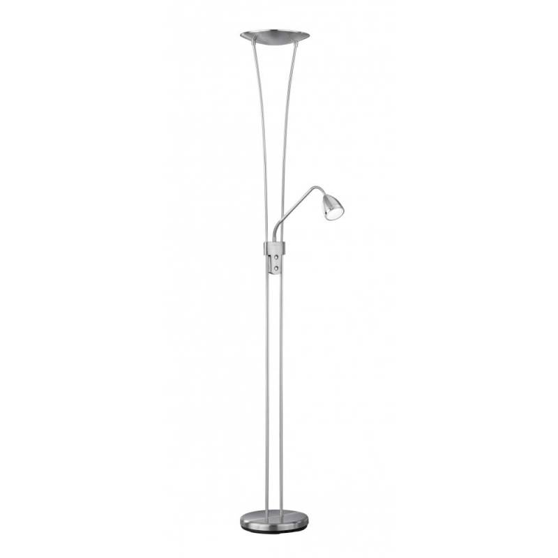 Charmante 9 Watt LED Standleuchte in Nickel matt von TRIO