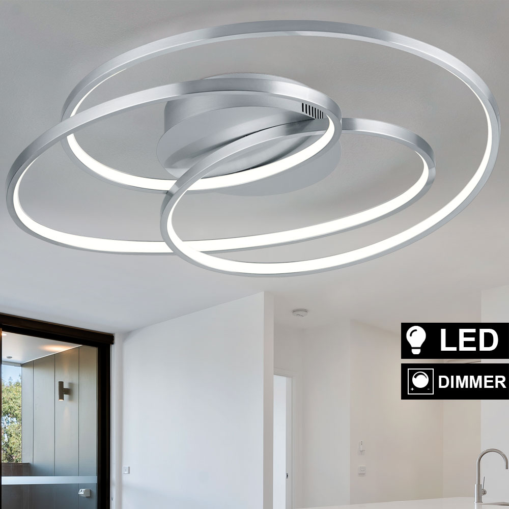 LED Deckenleuchte, Ring Design, dimmbar, 60 cm, GALE von TRIO