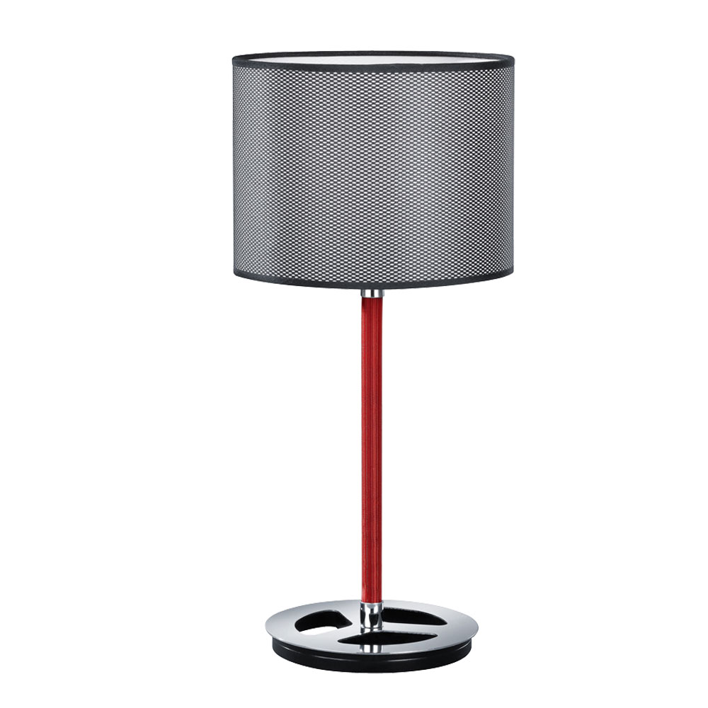 Tischleuchte mit Textil Lampenschirm für den Wohnraum STRATOS von TRIO