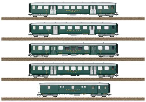 TRIX H0 23134 H0 5er-Set Leichtstahlwagen der SBB von TRIX H0