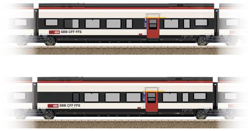 TRIX H0 23283 H0 Ergänzungsset 3 zu Giruno der SBB J(A4) 1.Klasse und K(A3) 1.Klasse von TRIX H0