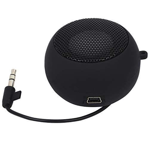 TRIXES Mini tragbare wiederaufladbare Reise Aux Lautsprecher Wired 3,5 mm Kopfhöreranschluss von TRIXES
