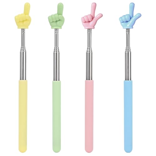 TRKETK 4 Stück Zeigestab Ausziehbar, Teleskop Lehrer Zeiger Mini Einziehbar Klassenzimmer Zeiger Teleskopstab Zeigestock Rostfreie Stähle Schlagstock Teleskop Mini Handheld Lehrstift Fingerzeiger TRKETK 4 Stück Zeigestab Ausziehbar, Teleskop Lehrer Zeiger Mini Einziehbar Klassenzimmer Zeiger Teleskopstab Zeigestock Rostfreie Stähle Schlagstock Teleskop Mini Handheld Lehrstift Fingerzeiger von TRKETK