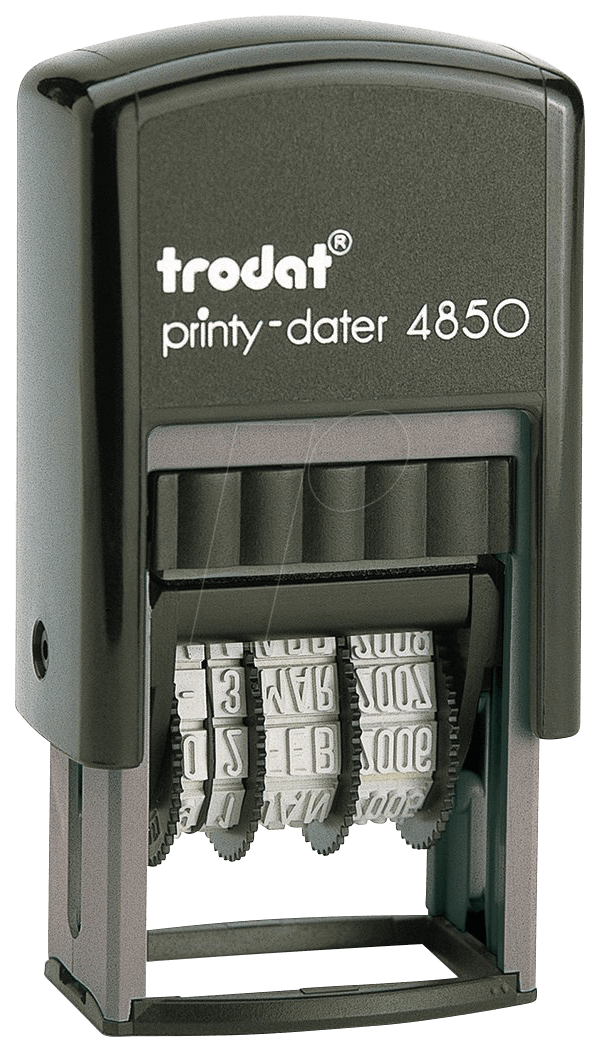 TRODAT 4850L GB - Stempel, Tagesdatum, Text (GEBUCHT) von TRODAT