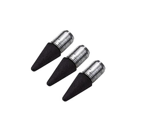 TROIKA Ersatzminen Set für den CONSTRUCTION ENDLESS Bleistift, Härtegrad: HB, aus Graphitpulver und Metall, Farbe: anthrazit, 3er Set, Größe: 15 x 5 x 5 mm, 99Z131 von TROIKA