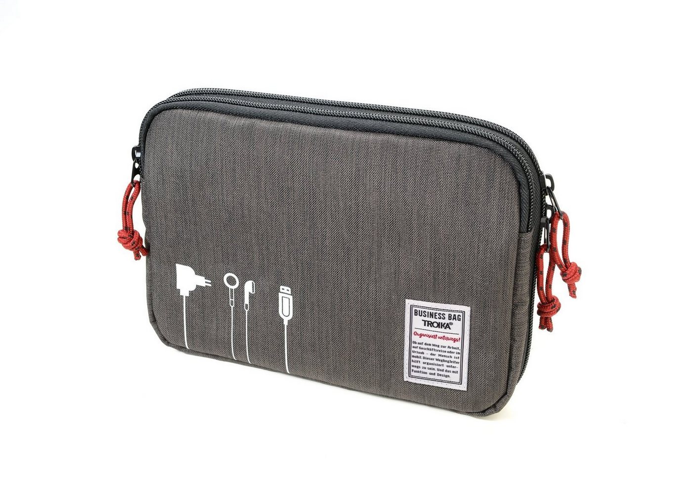 TROIKA Kabeltasche für Elektronikzubehör BUSINESS TECH POUCH 2 Kabelzubehör TROIKA Kabeltasche für Elektronikzubehör BUSINESS TECH POUCH 2 Kabelzubehör von TROIKA