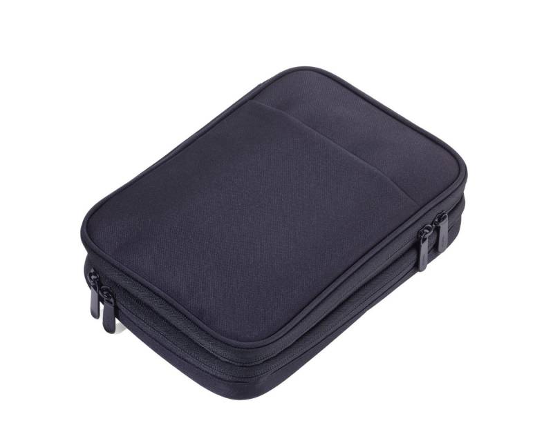 TROIKA Kabeltasche mit 2 Reißverschlussfächern CONNECTED Kabelzubehör von TROIKA