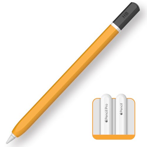 TRONWIN Apple Pencil Pro hülle,Case für Apple Pencil Pro and 2. Generation Hülle Silikon Schutzhülle Perfekter Grip Skin Kompatibel mit Apple Pencil 2. Generation (Gelb) TRONWIN Apple Pencil Pro hülle,Case für Apple Pencil Pro and 2. Generation Hülle Silikon Schutzhülle Perfekter Grip Skin Kompatibel mit Apple Pencil 2. Generation (Gelb) von TRONWIN