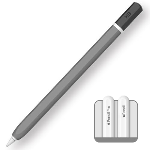 TRONWIN Apple Pencil Pro hülle,Case für Apple Pencil Pro and 2. Generation Hülle Silikon Schutzhülle Perfekter Grip Skin Kompatibel mit Apple Pencil 2. Generation (Grau) TRONWIN Apple Pencil Pro hülle,Case für Apple Pencil Pro and 2. Generation Hülle Silikon Schutzhülle Perfekter Grip Skin Kompatibel mit Apple Pencil 2. Generation (Grau) von TRONWIN
