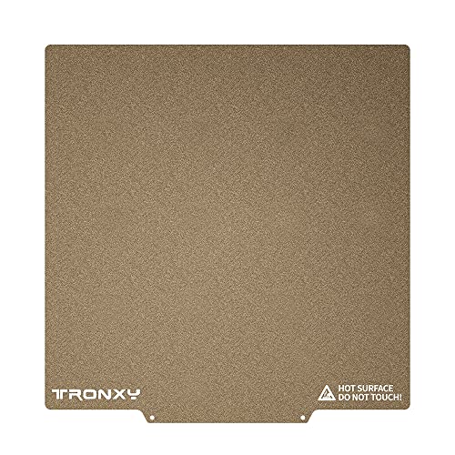 TRONXY PEI Druckplatte, Flexibler 3D Drucker PEI Sheet 180x180 mm, Abnehmbare PEI Bauplatte für CRUX1 KP3S von TRONXY