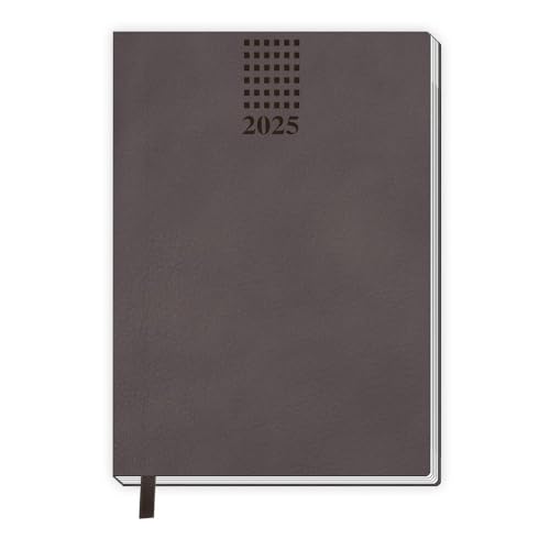 Trötsch Taschenkalender A7 Soft Touch Anthrazit 2025: Soft Touch Terminkalender von TROTSCH