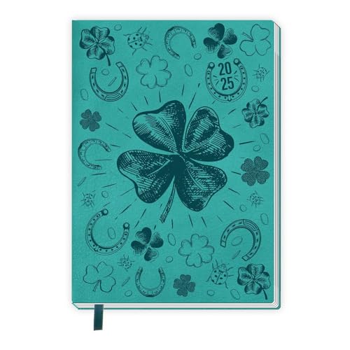 Trötsch Taschenkalender A7 Soft Touch Glück 2025: Soft Touch Terminkalender von TROTSCH
