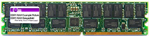 1GB TRS DDR1 PC2100R 266MHz CL2 128Mx72 DIMM ECC Reg Server-RAM TRS 21171 Memory (Generalüberholt) von TRS