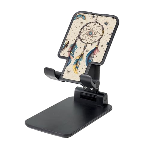 TRSGKSQP Faltbarer Handy-Ständer für Schreibtisch, Winkel, höhenverstellbar, tragbar, Handyhalterung, Traumfänger und Mond, Desktop-Dock, Tablet-Ständer, kompatibel mit allen Handys TRSGKSQP Faltbarer Handy-Ständer für Schreibtisch, Winkel, höhenverstellbar, tragbar, Handyhalterung, Traumfänger und Mond, Desktop-Dock, Tablet-Ständer, kompatibel mit allen Handys von TRSGKSQP