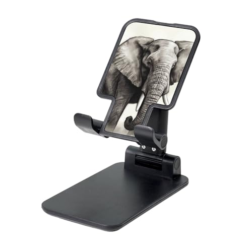 TRSGKSQP Faltbarer Telefonständer für Schreibtisch, Winkel, höhenverstellbar, Handy-Halterung, tragbar, Elefant, Skizze, Desktop-Dock, Tablet-Ständer, kompatibel mit allen Handys TRSGKSQP Faltbarer Telefonständer für Schreibtisch, Winkel, höhenverstellbar, Handy-Halterung, tragbar, Elefant, Skizze, Desktop-Dock, Tablet-Ständer, kompatibel mit allen Handys von TRSGKSQP