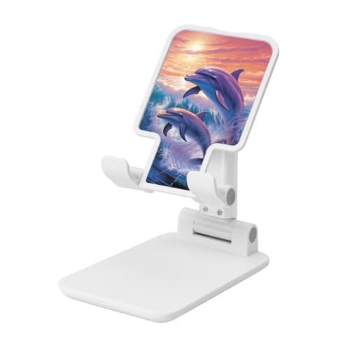 TRSGKSQP Faltbarer Telefonständer für Schreibtisch, Winkel, höhenverstellbar, Handy-Halterung, tragbare Handyhalterung, Delfine, Kunst, Desktop-Dock, Tablet-Ständer, kompatibel mit allen Handys TRSGKSQP Faltbarer Telefonständer für Schreibtisch, Winkel, höhenverstellbar, Handy-Halterung, tragbare Handyhalterung, Delfine, Kunst, Desktop-Dock, Tablet-Ständer, kompatibel mit allen Handys von TRSGKSQP