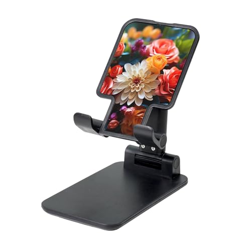 TRSGKSQP Faltbarer Telefonständer für Schreibtisch, Winkel, höhenverstellbar, Handy-Halterung, tragbare Handyhalterung, Farbblumen, Desktop-Dock, Tablet-Ständer, kompatibel mit allen Handys TRSGKSQP Faltbarer Telefonständer für Schreibtisch, Winkel, höhenverstellbar, Handy-Halterung, tragbare Handyhalterung, Farbblumen, Desktop-Dock, Tablet-Ständer, kompatibel mit allen Handys von TRSGKSQP