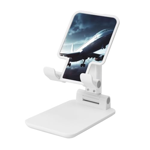 TRSGKSQP Faltbarer Telefonständer für Schreibtisch, Winkel, höhenverstellbar, Handy-Halterung, tragbare Handyhalterung, Flugzeug, Desktop-Dock, Tablet-Ständer, kompatibel mit allen Handys TRSGKSQP Faltbarer Telefonständer für Schreibtisch, Winkel, höhenverstellbar, Handy-Halterung, tragbare Handyhalterung, Flugzeug, Desktop-Dock, Tablet-Ständer, kompatibel mit allen Handys von TRSGKSQP