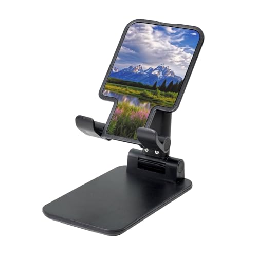 TRSGKSQP Faltbarer Telefonständer für Schreibtisch, Winkel, höhenverstellbar, Handy-Halterung, tragbare Handyhalterung, Grand Teton National Park, Desktop-Dock, Tablet-Ständer, kompatibel mit allen TRSGKSQP Faltbarer Telefonständer für Schreibtisch, Winkel, höhenverstellbar, Handy-Halterung, tragbare Handyhalterung, Grand Teton National Park, Desktop-Dock, Tablet-Ständer, kompatibel mit allen von TRSGKSQP