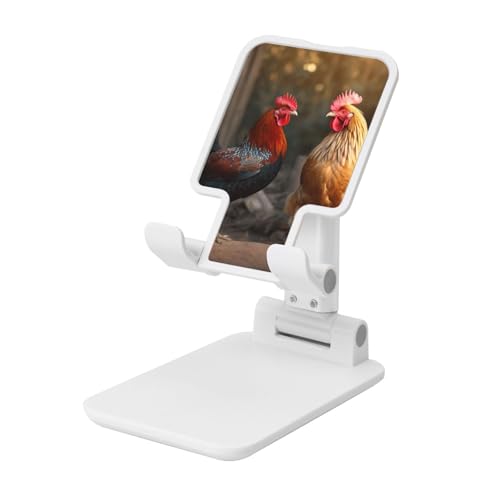 TRSGKSQP Faltbarer Telefonständer für Schreibtisch, Winkel, höhenverstellbar, Handy-Halterung, tragbare Handyhalterung, Hahn und Huhn, Desktop-Dock, Tablet-Ständer, kompatibel mit allen Handys TRSGKSQP Faltbarer Telefonständer für Schreibtisch, Winkel, höhenverstellbar, Handy-Halterung, tragbare Handyhalterung, Hahn und Huhn, Desktop-Dock, Tablet-Ständer, kompatibel mit allen Handys von TRSGKSQP