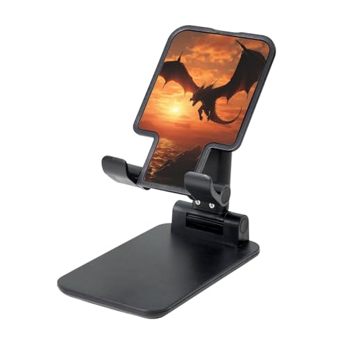 TRSGKSQP Faltbarer Telefonständer für Schreibtisch, Winkel, höhenverstellbar, Handy-Halterung, tragbare Handyhalterung, Meer, Sonnenuntergang, fliegender Drache, Desktop-Dock, Tablet-Ständer TRSGKSQP Faltbarer Telefonständer für Schreibtisch, Winkel, höhenverstellbar, Handy-Halterung, tragbare Handyhalterung, Meer, Sonnenuntergang, fliegender Drache, Desktop-Dock, Tablet-Ständer von TRSGKSQP