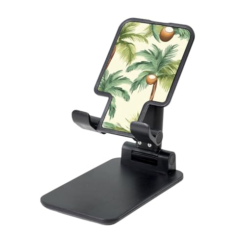 TRSGKSQP Faltbarer Telefonständer für Schreibtisch, Winkel, höhenverstellbar, Handy-Halterung, tragbare Handyhalterung, Sommer, Kokosnussbaum, Desktop-Dock, Tablet-Ständer, kompatibel mit allen Handys TRSGKSQP Faltbarer Telefonständer für Schreibtisch, Winkel, höhenverstellbar, Handy-Halterung, tragbare Handyhalterung, Sommer, Kokosnussbaum, Desktop-Dock, Tablet-Ständer, kompatibel mit allen Handys von TRSGKSQP