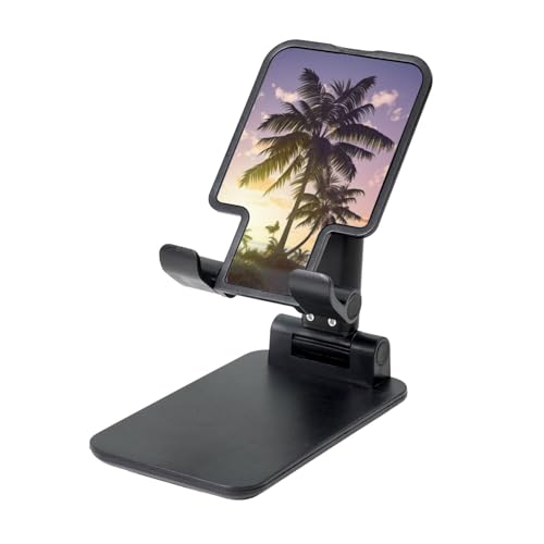 TRSGKSQP Faltbarer Telefonständer für Schreibtisch, Winkel, höhenverstellbar, Handy-Halterung, tragbare Handyhalterung, Sommerpalme, Desktop-Dock, Tablet-Ständer, kompatibel mit allen Handys TRSGKSQP Faltbarer Telefonständer für Schreibtisch, Winkel, höhenverstellbar, Handy-Halterung, tragbare Handyhalterung, Sommerpalme, Desktop-Dock, Tablet-Ständer, kompatibel mit allen Handys von TRSGKSQP